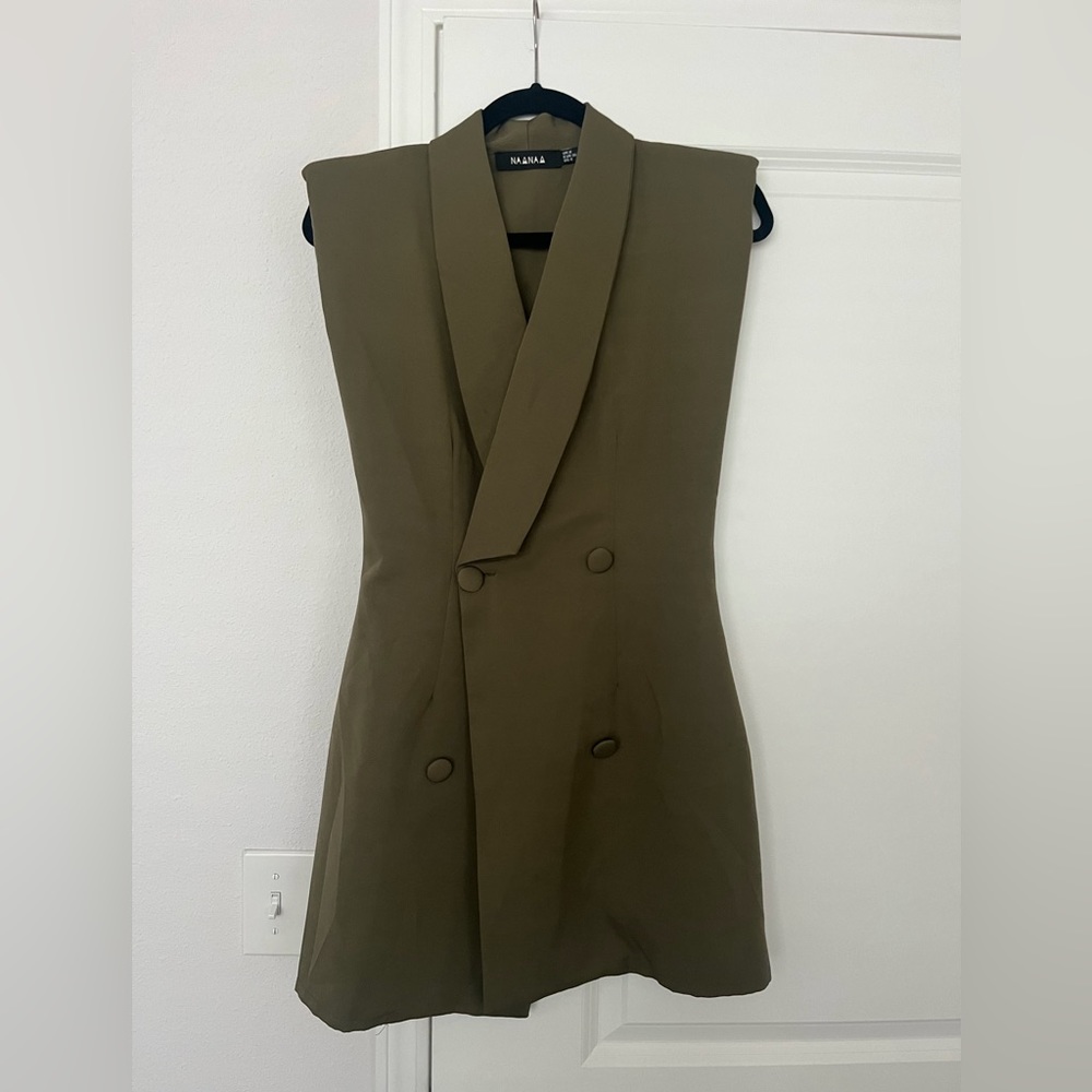ASOS NAANAA Sleeveless Blazer Dress size 4